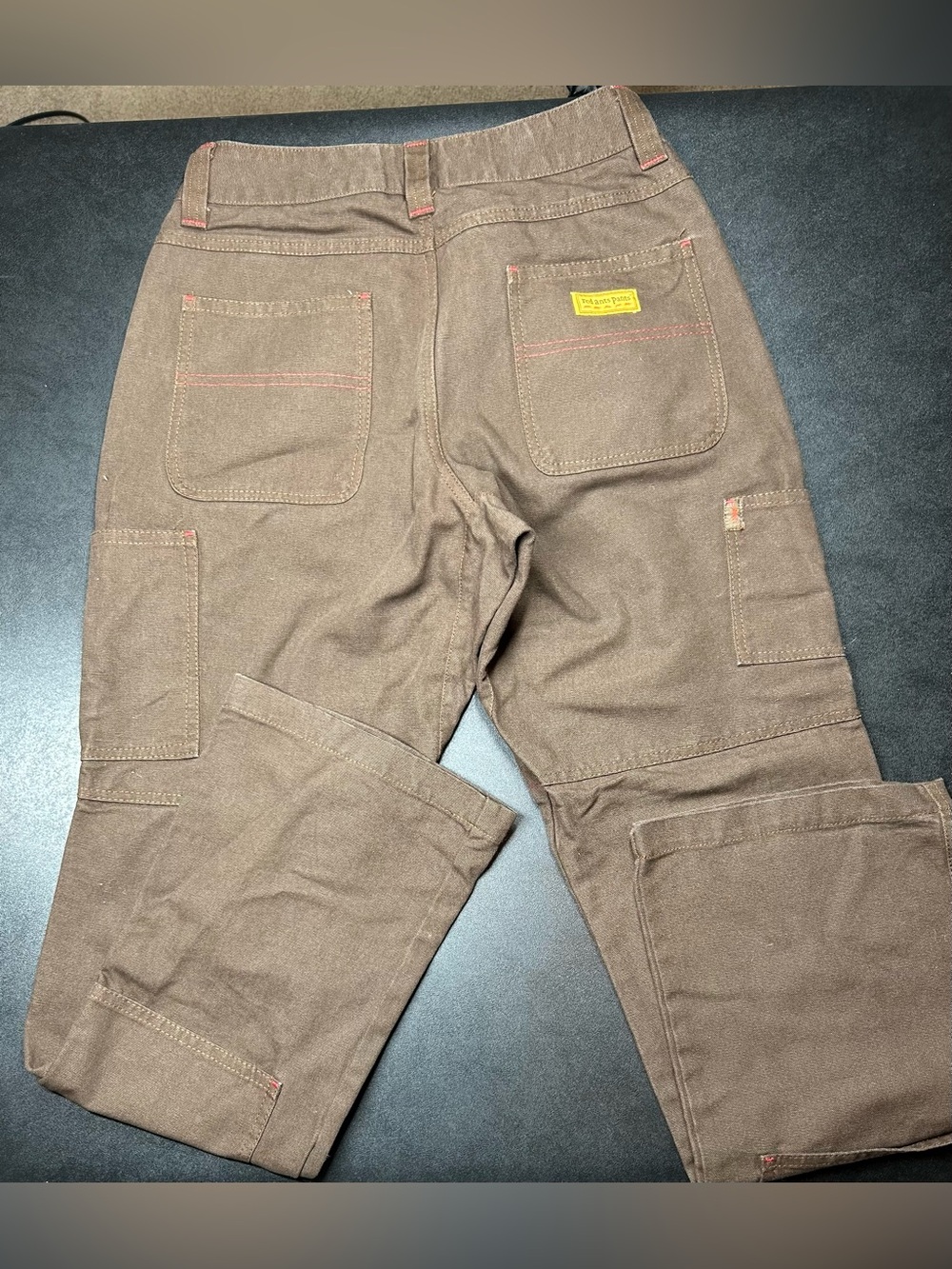 Red Ants Pants Women's Size 31x33 Double Knee Curvy Cut Canvas Workwear Pants - Picture 7 of 7